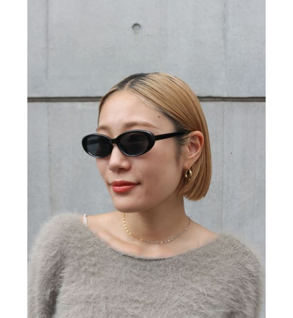 Ungrid「オーバルフレームサングラス」|メガネ|