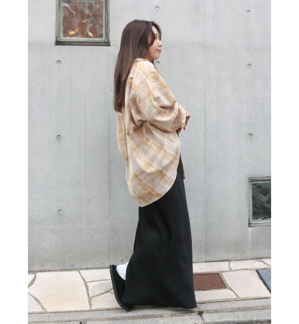 Ungrid「ブリーチチェックルーズシャツ」|シャツ・ブラウス|
