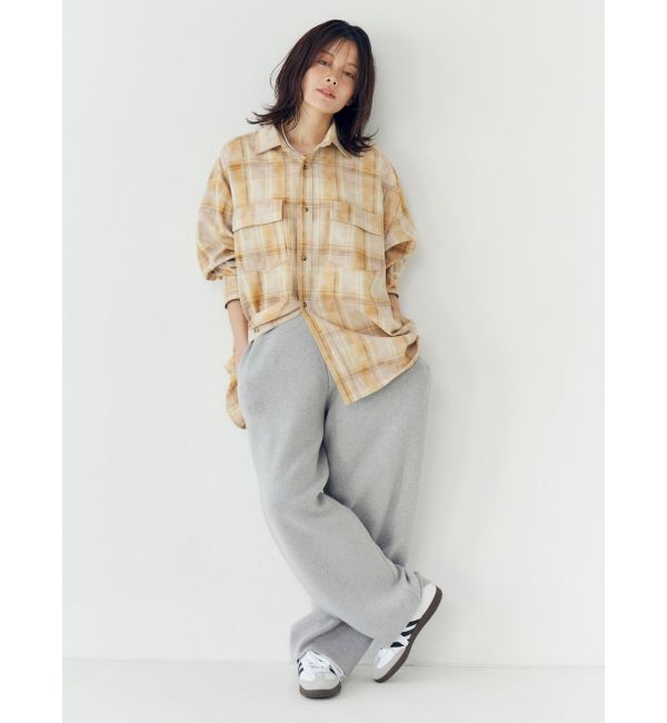 Ungrid「ブリーチチェックルーズシャツ」|シャツ・ブラウス|