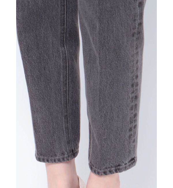 LAGUNAMOON「ウエストアシンメトリーデニムパンツ」|デニム|