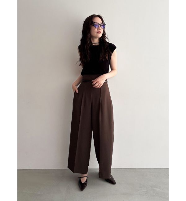 LAGUNAMOON「ベロアノースリトップス」|Tシャツ・カットソー|