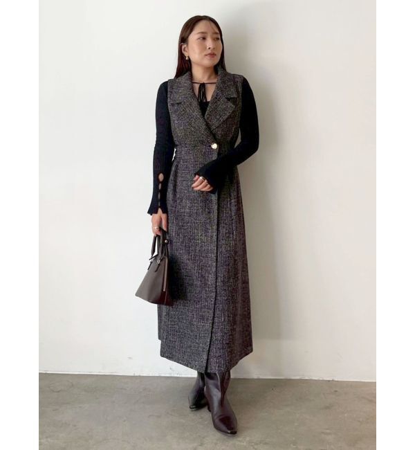 LAGUNAMOON「2WAYシアーアルパカニットプルオーバー」|ニット・セーター|