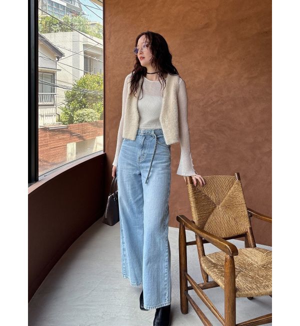 LAGUNAMOON「2WAYシアーアルパカニットプルオーバー」|ニット・セーター|