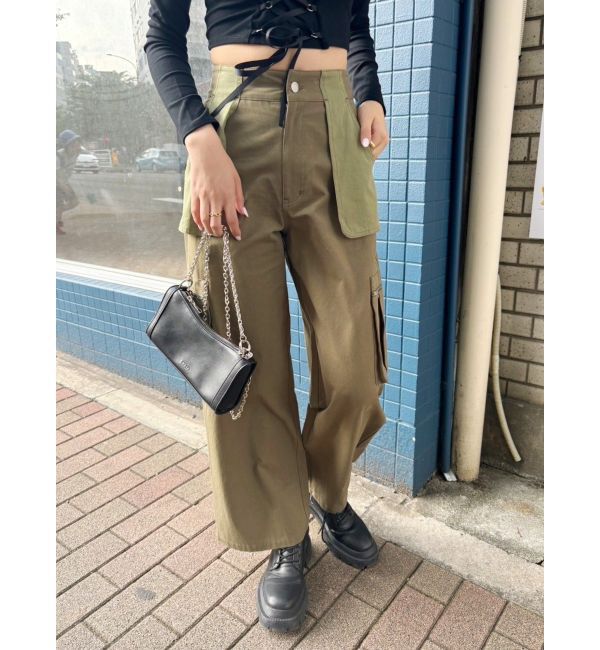 EVRIS「ポケットフラップカーゴパンツ」|カーゴ|