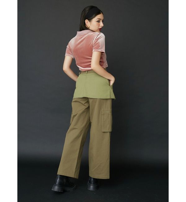 EVRIS「ポケットフラップカーゴパンツ」|カーゴ|
