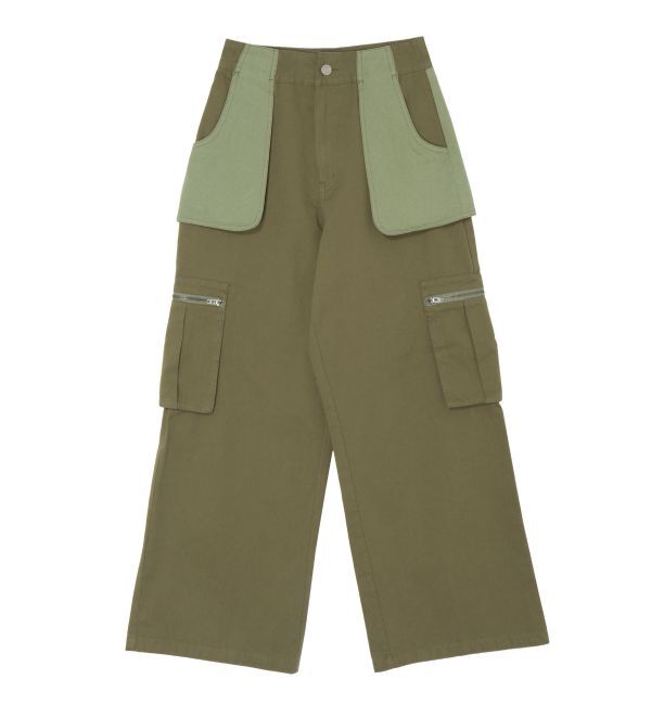 EVRIS「ポケットフラップカーゴパンツ」|カーゴ|