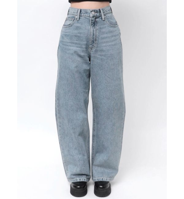 EVRIS「BACKスラッシュワイドデニムパンツ」|デニム|