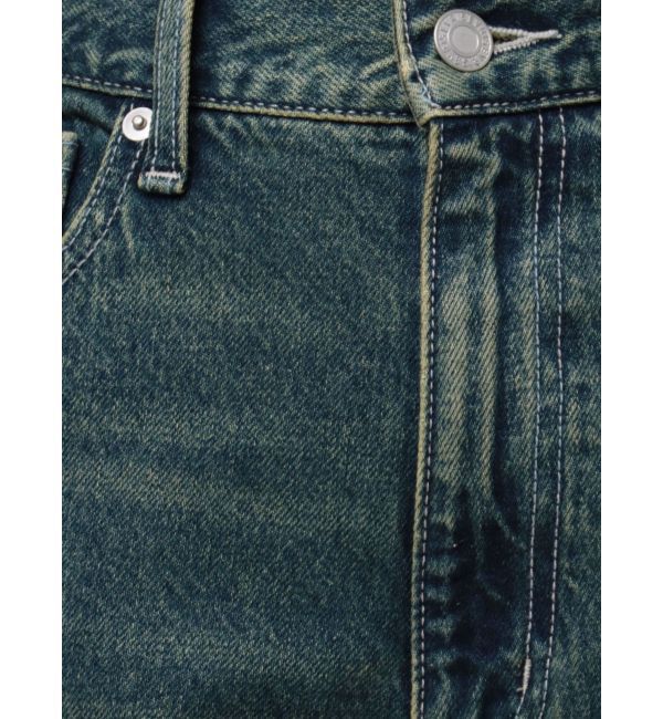 EVRIS「BACKスラッシュワイドデニムパンツ」|デニム|