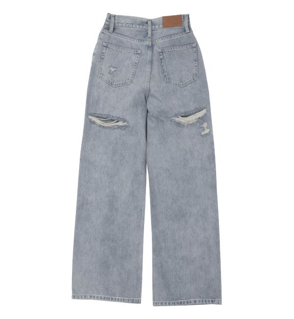 EVRIS「BACKスラッシュワイドデニムパンツ」|デニム|