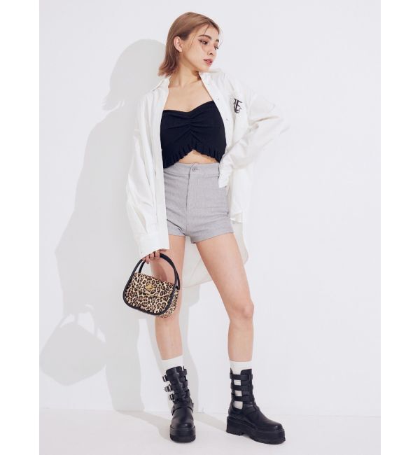 EVRIS「バイカラーハンドBAG」|ハンドバッグ|