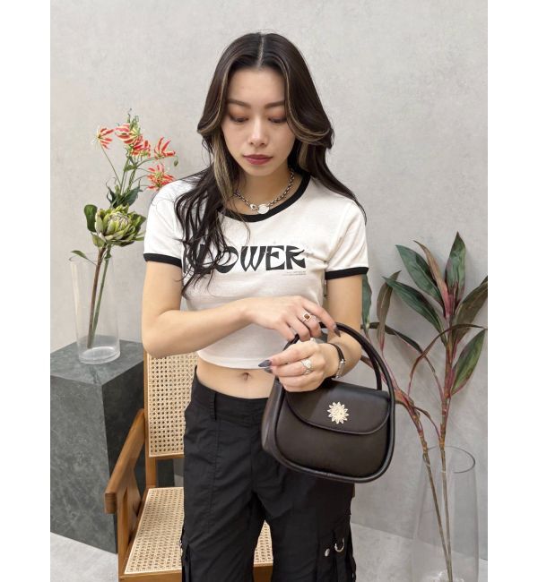 EVRIS「バイカラーハンドBAG」|ハンドバッグ|