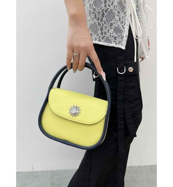 EVRIS「バイカラーハンドBAG」|ハンドバッグ|