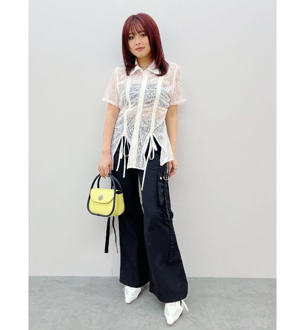 EVRIS「バイカラーハンドBAG」|ハンドバッグ|