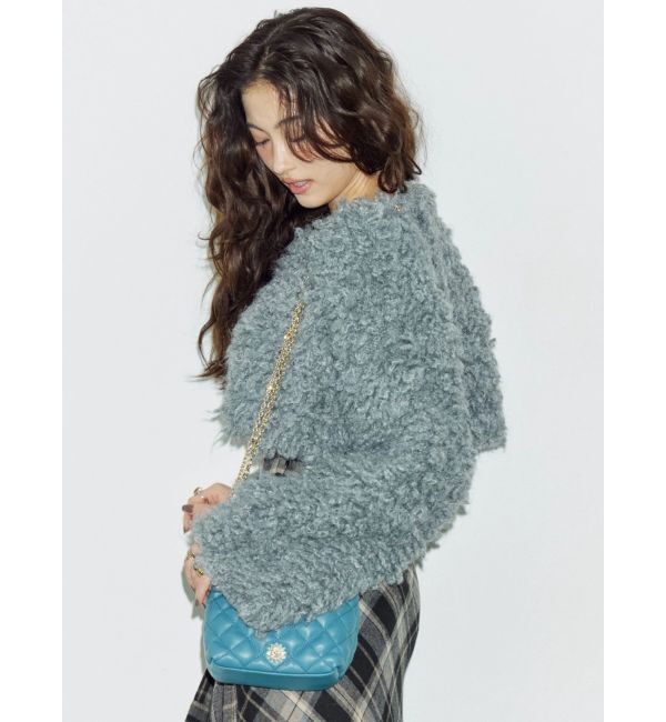 EVRIS「ショートループニットトップス」|ニット・セーター|