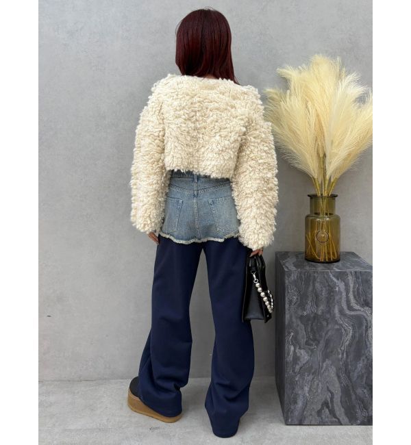 EVRIS「ショートループニットトップス」|ニット・セーター|