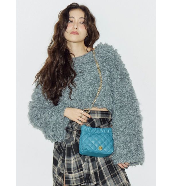 EVRIS「ショートループニットトップス」|ニット・セーター|