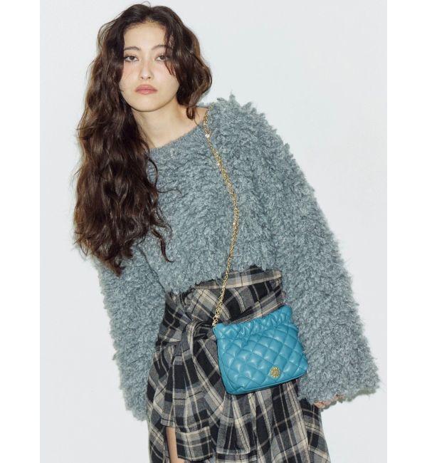 EVRIS「ショートループニットトップス」|ニット・セーター|