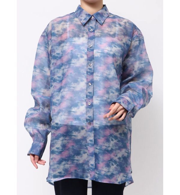 jouetie「パターンシアールーズシャツ」|シャツ・ブラウス|ブルー