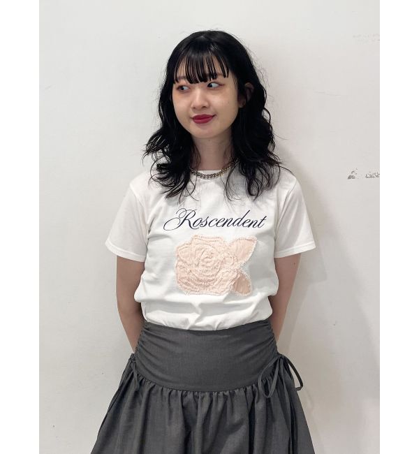 jouetie「ローズドッキングTシャツ」|Tシャツ・カットソー|