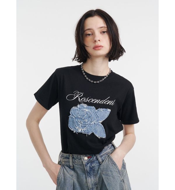 jouetie「ローズドッキングTシャツ」|Tシャツ・カットソー|