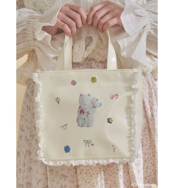 merry jenny「New Wave Sugar cat square bag」|トートバッグ|