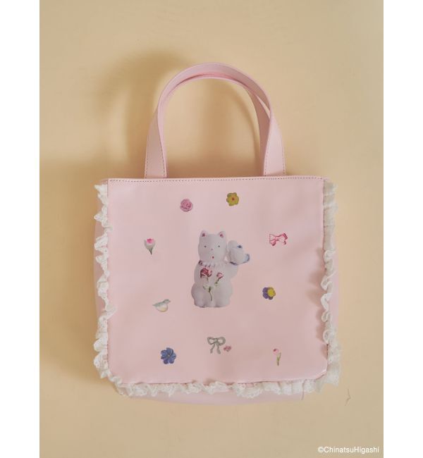 merry jenny「New Wave Sugar cat square bag」|トートバッグ|