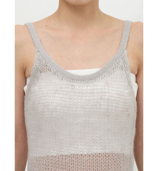 GYDA「SheerモヘアKTキャミチュニックTOPS」|ニット・セーター|