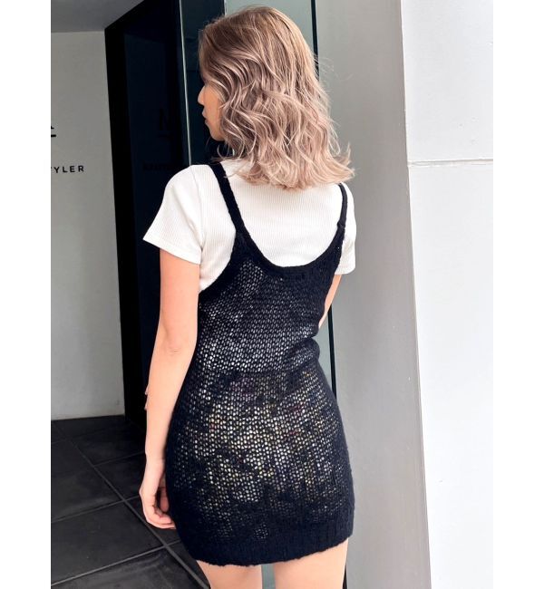 GYDA「SheerモヘアKTキャミチュニックTOPS」|ニット・セーター|