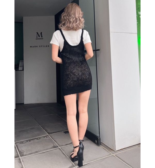 GYDA「SheerモヘアKTキャミチュニックTOPS」|ニット・セーター|