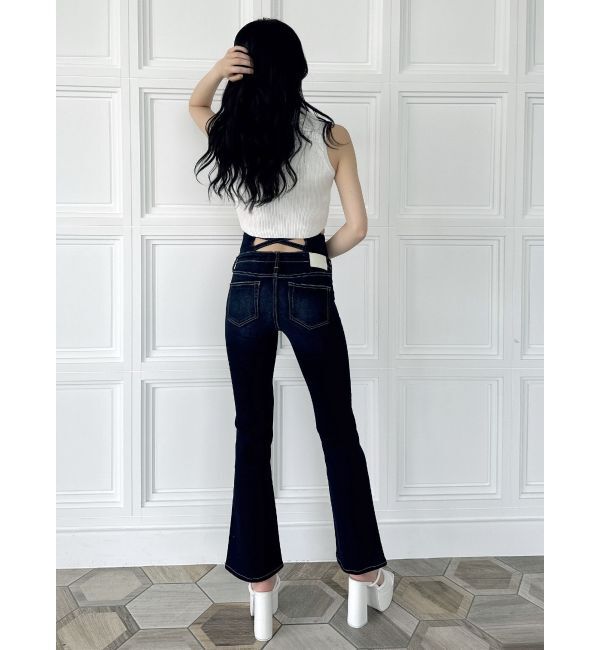 GYDA「ブリーチＷファスナーノースリトップス」|ニット・セーター|