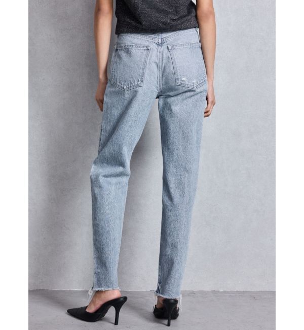 GYDA「ハイウエストVintage Edge ダメージストレートデニムパンツ」|デニム|