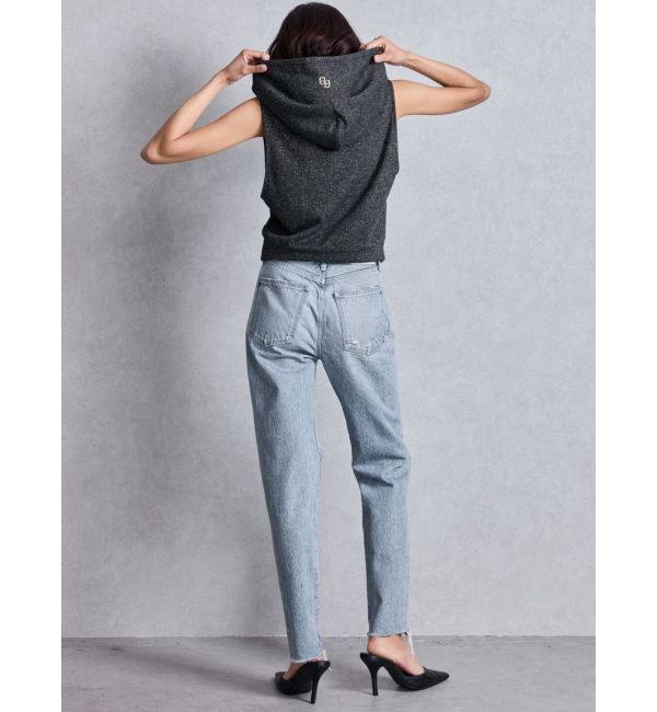 GYDA「ハイウエストVintage Edge ダメージストレートデニムパンツ」|デニム|