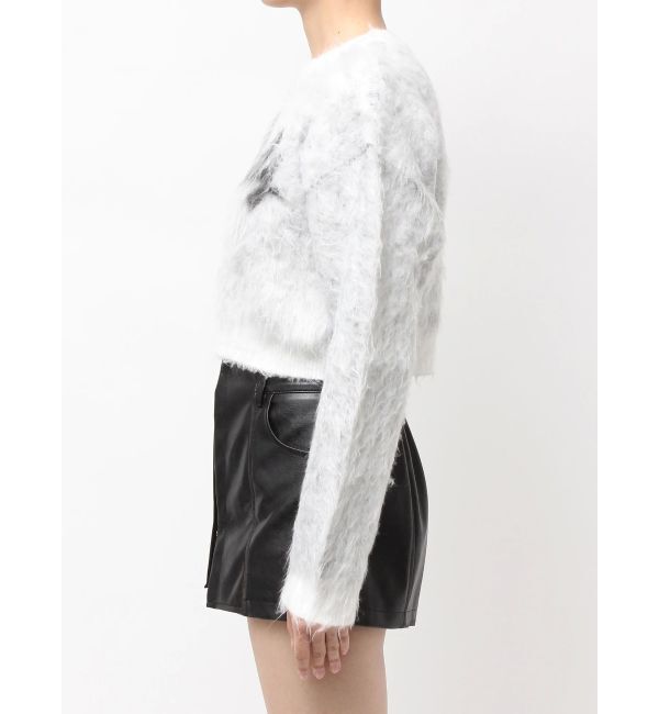 GYDA「BRATTY MOHAIR LIKEショートニットトップス」|ニット・セーター|