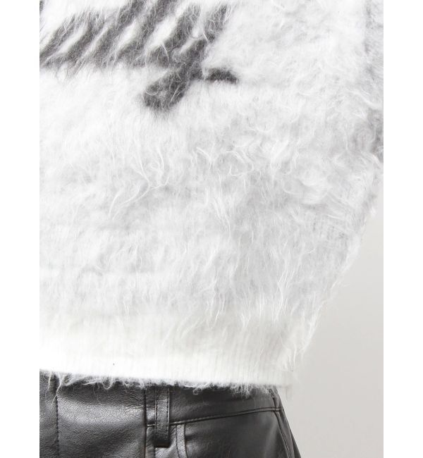 GYDA「BRATTY MOHAIR LIKEショートニットトップス」|ニット・セーター|