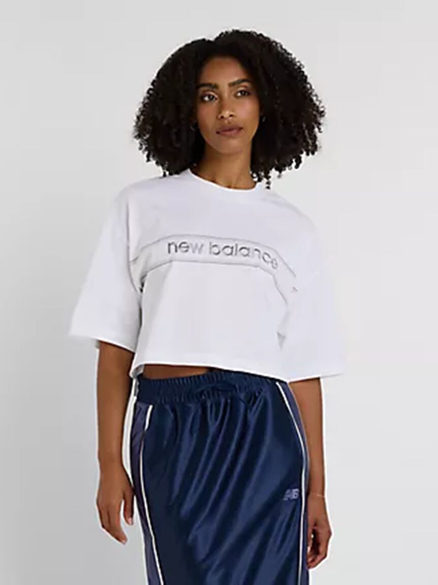 NEW BALANCE 「【New Balance for emmi】Athletics リニアロゴTシャツ」|Tシャツ・カットソー|