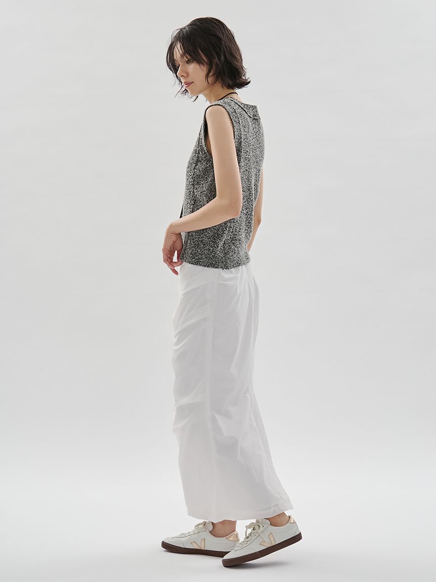 emmi atelier「ツノヤーンリブニットベスト」|ニット・セーター|