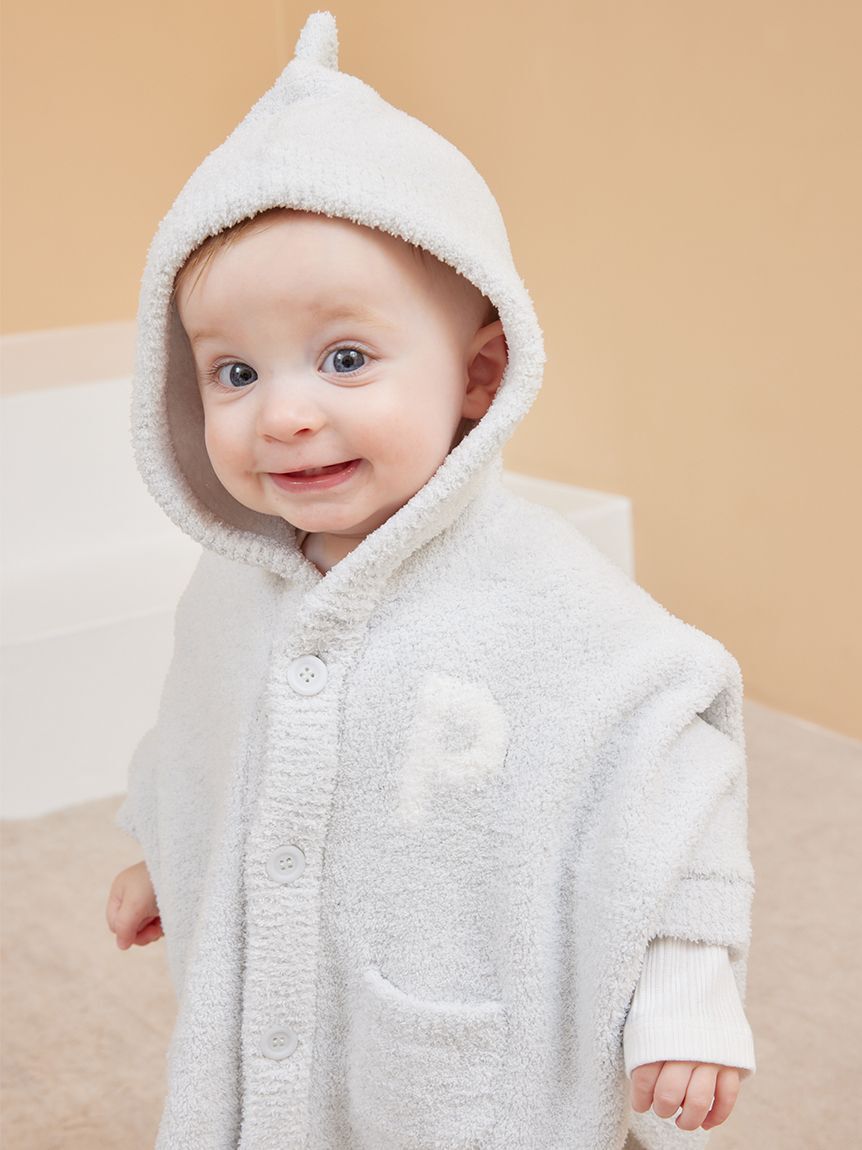 GELATO PIQUE KIDS & BABY「【限定カラーあり】【BABY】パウダーアニマルポンチョ」|その他ベビーウェア|