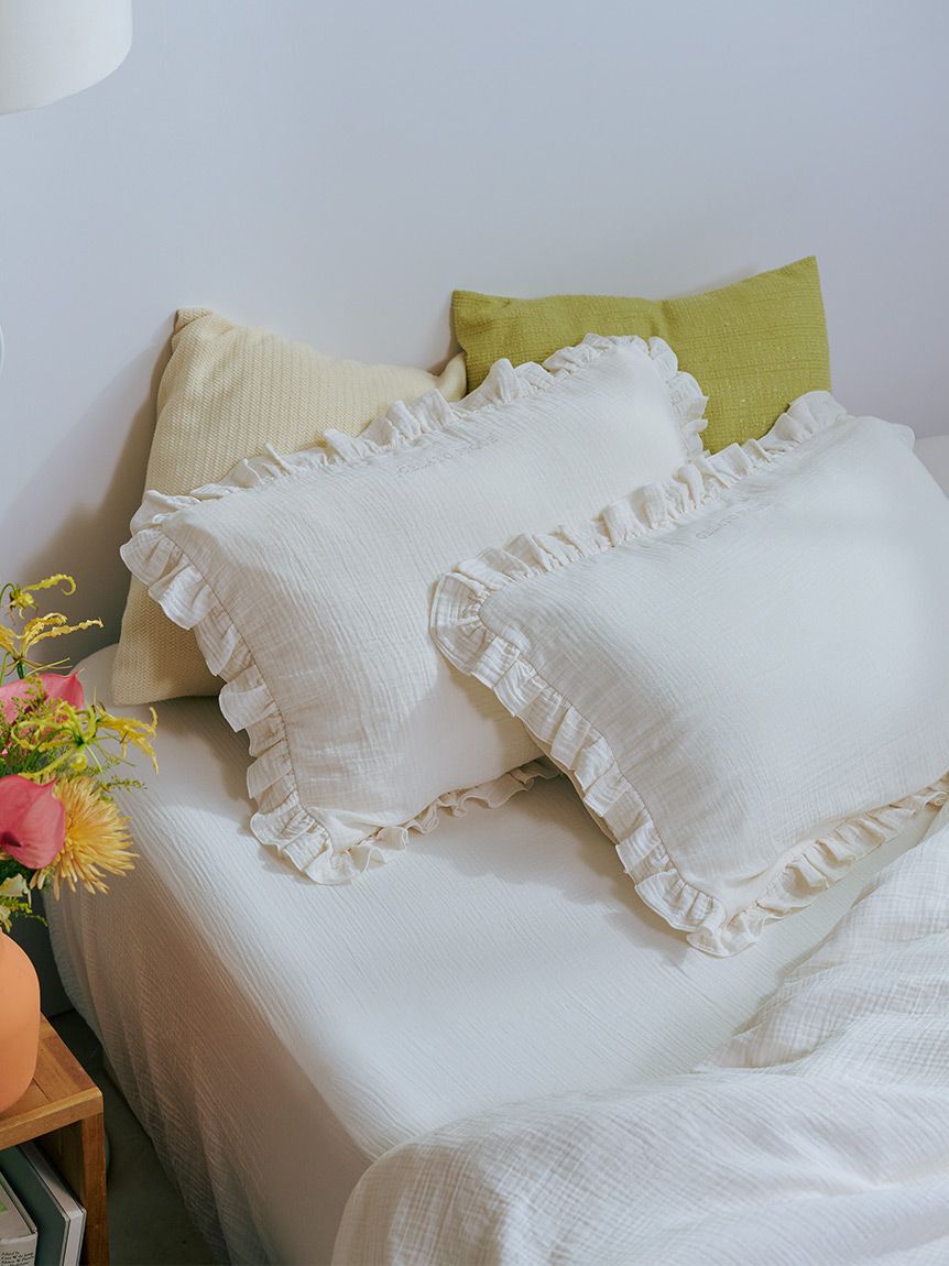 gelato pique Sleep「【Sleep】ダブルガーゼフリル３点セット（セミダブル）」|その他|