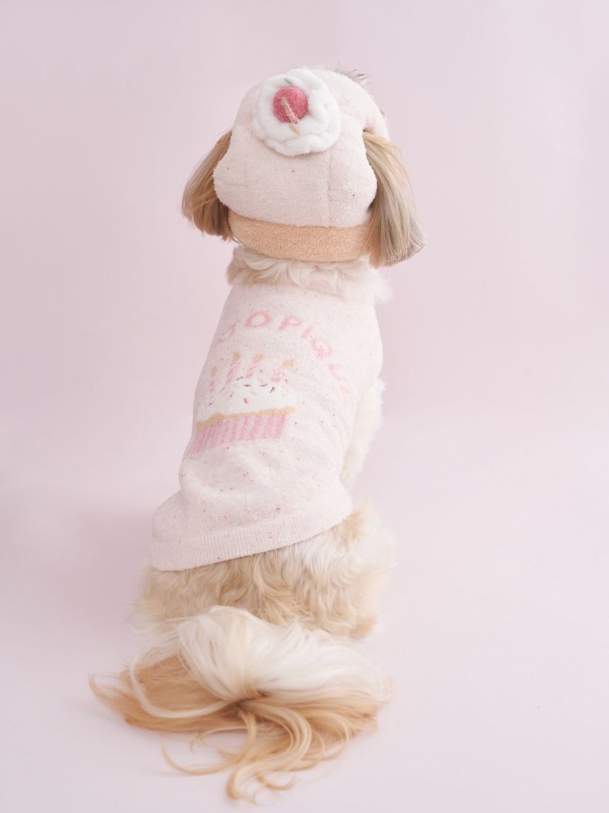  GELATO PIQUE CAT&DOG「【CAT&DOG】【Birthday】スムーズィーカップケーキジャガードプルオーバー」|その他|