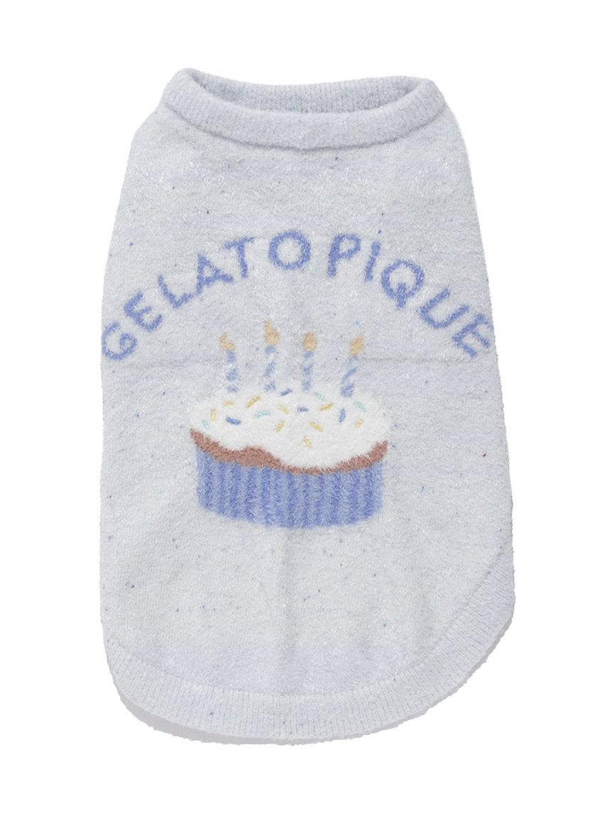  GELATO PIQUE CAT&DOG「【CAT&DOG】【Birthday】スムーズィーカップケーキジャガードプルオーバー」|その他|