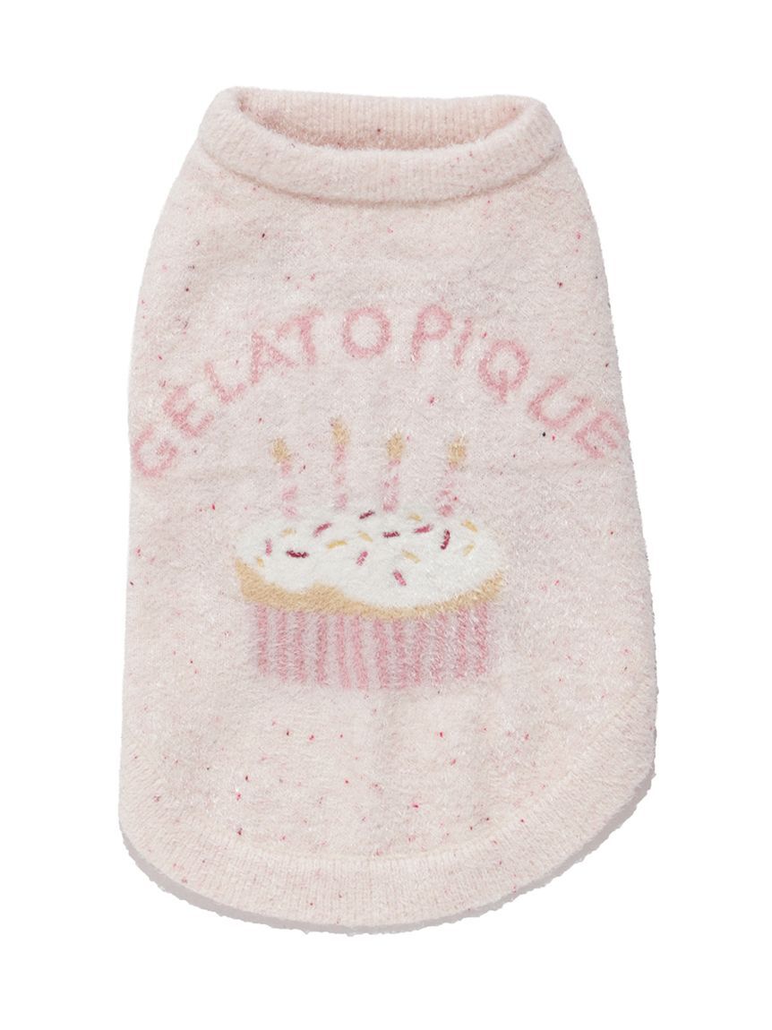  GELATO PIQUE CAT&DOG「【CAT&DOG】【Birthday】スムーズィーカップケーキジャガードプルオーバー」|その他|