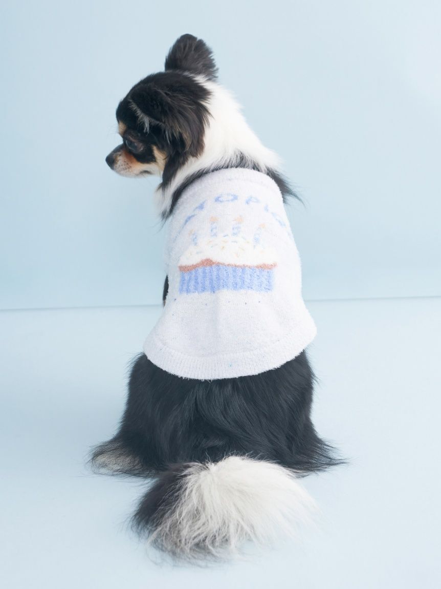  GELATO PIQUE CAT&DOG「【CAT&DOG】【Birthday】スムーズィーカップケーキジャガードプルオーバー」|その他|