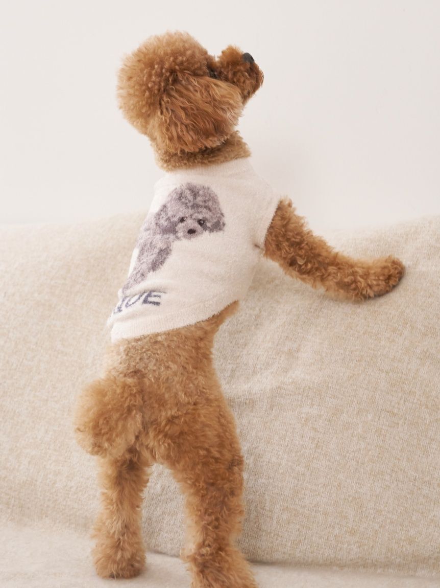  GELATO PIQUE CAT&DOG「【CAT&DOG】スムーズィートイプードル柄ジャガードプルオーバー」|その他|