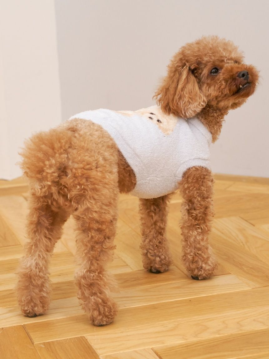  GELATO PIQUE CAT&DOG「【CAT&DOG】スムーズィートイプードル柄ジャガードプルオーバー」|その他|