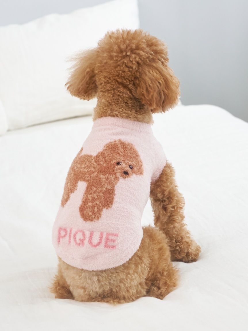  GELATO PIQUE CAT&DOG「【CAT&DOG】スムーズィートイプードル柄ジャガードプルオーバー」|その他|