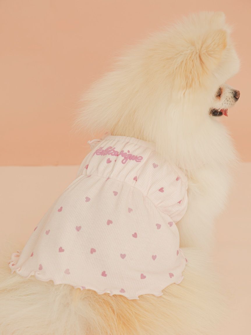  GELATO PIQUE CAT&DOG「【CAT&DOG】ハート柄フリルワンピース」|その他|