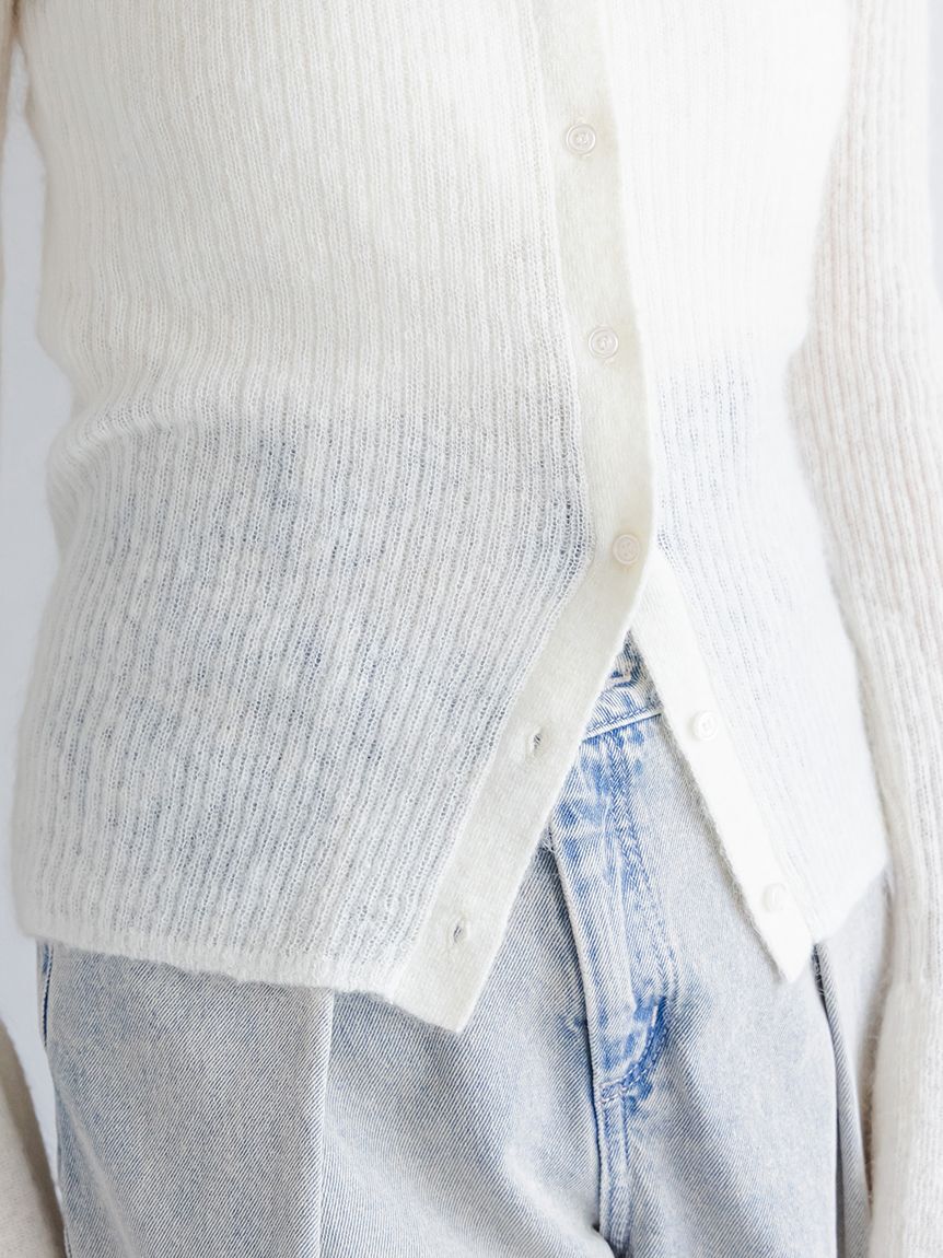 SNIDEL「シアーモヘヤポロニット」|ニット・セーター|