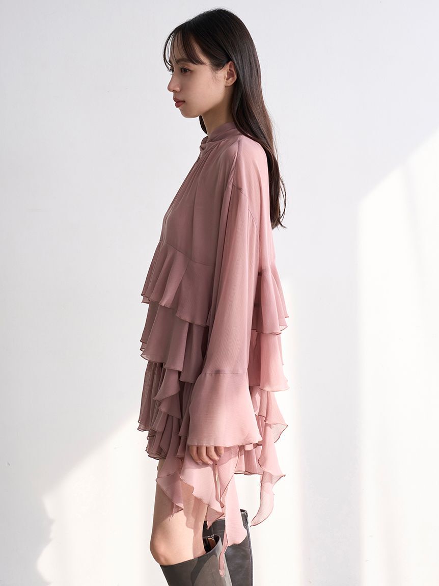 SNIDEL「リップルラインブラウス」|シャツ・ブラウス|