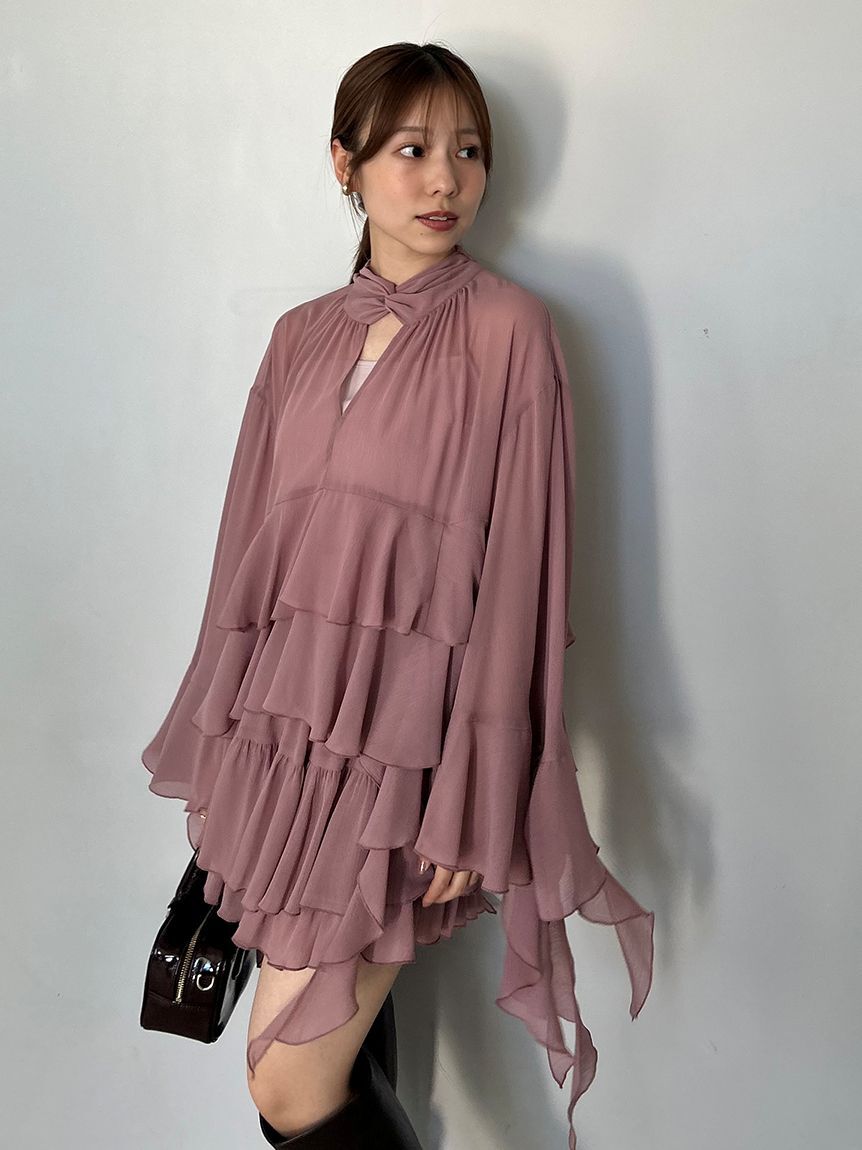 SNIDEL「リップルラインブラウス」|シャツ・ブラウス|ROSE