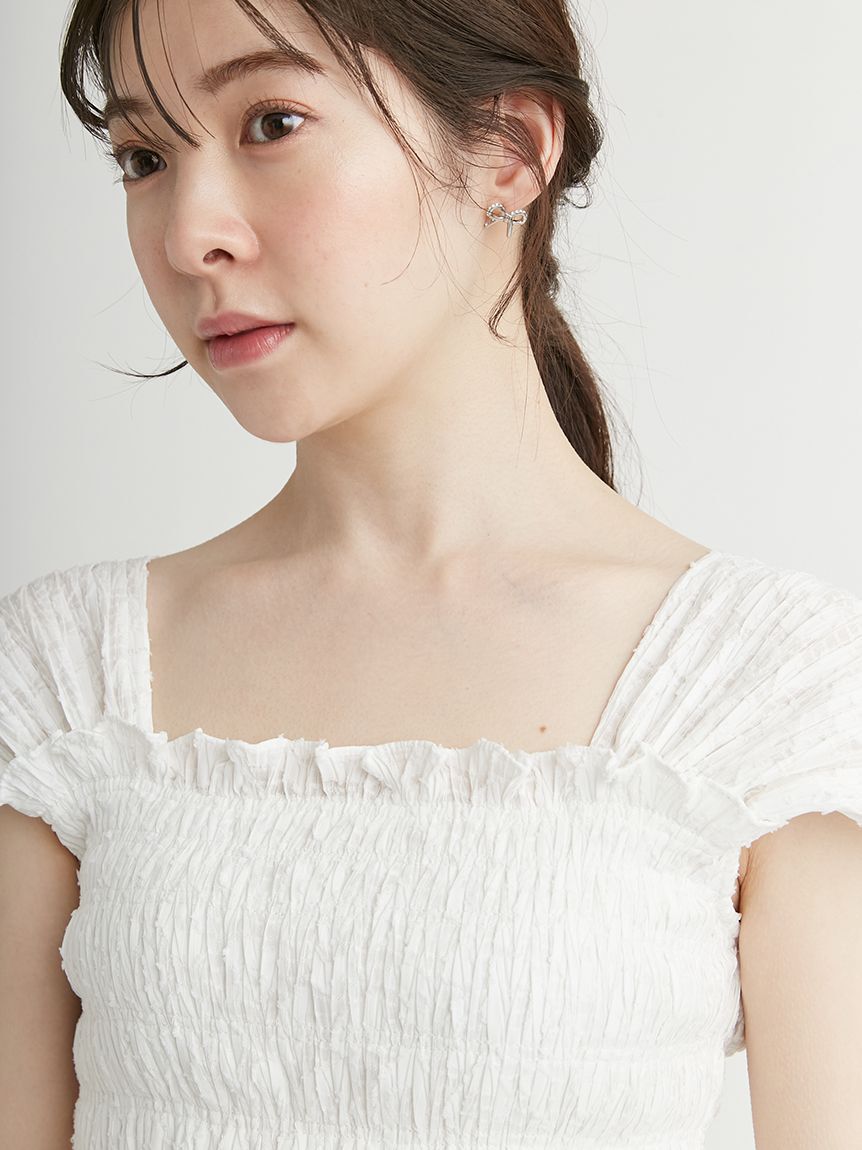 CELFORD「シャーリングチュニックブラウス」|シャツ・ブラウス|